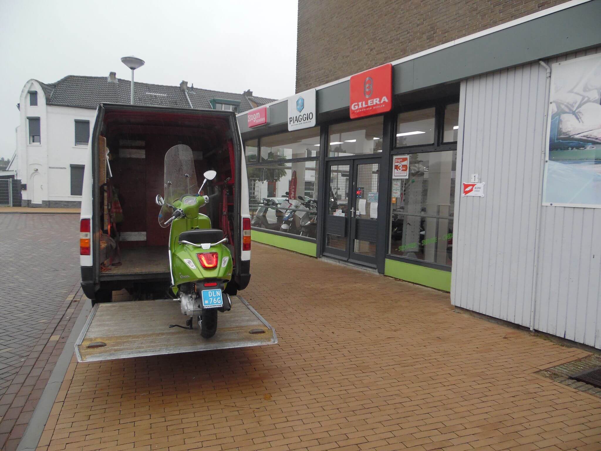 Ophaalservice voor scooters in de regio 045 door Parkstad Scooters